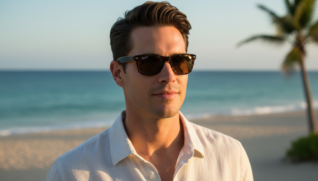 Vorderansicht Ray-Ban NEW WAYFARER (RB2132 - 902/57)