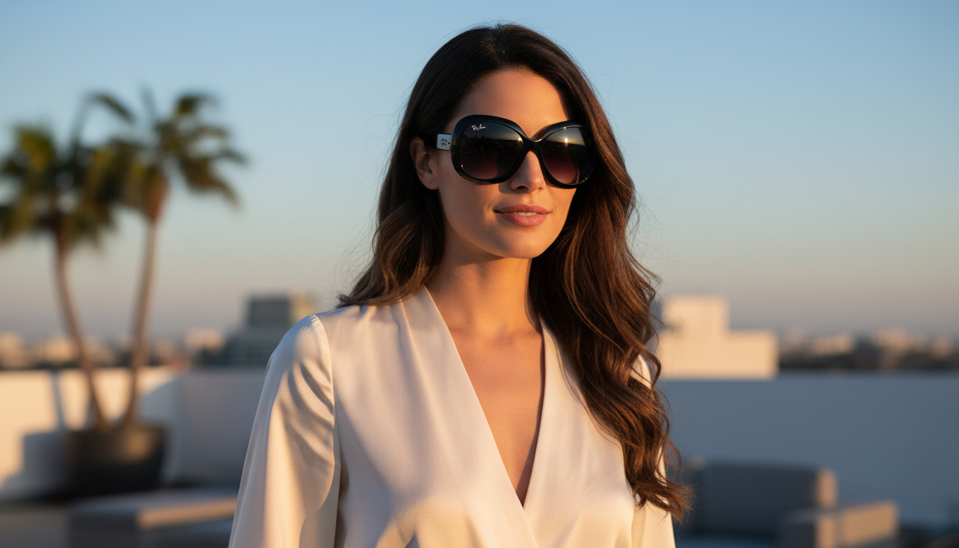 Vorderansicht Ray-Ban JACKIE OHH II (RB4098 - 601/8G)