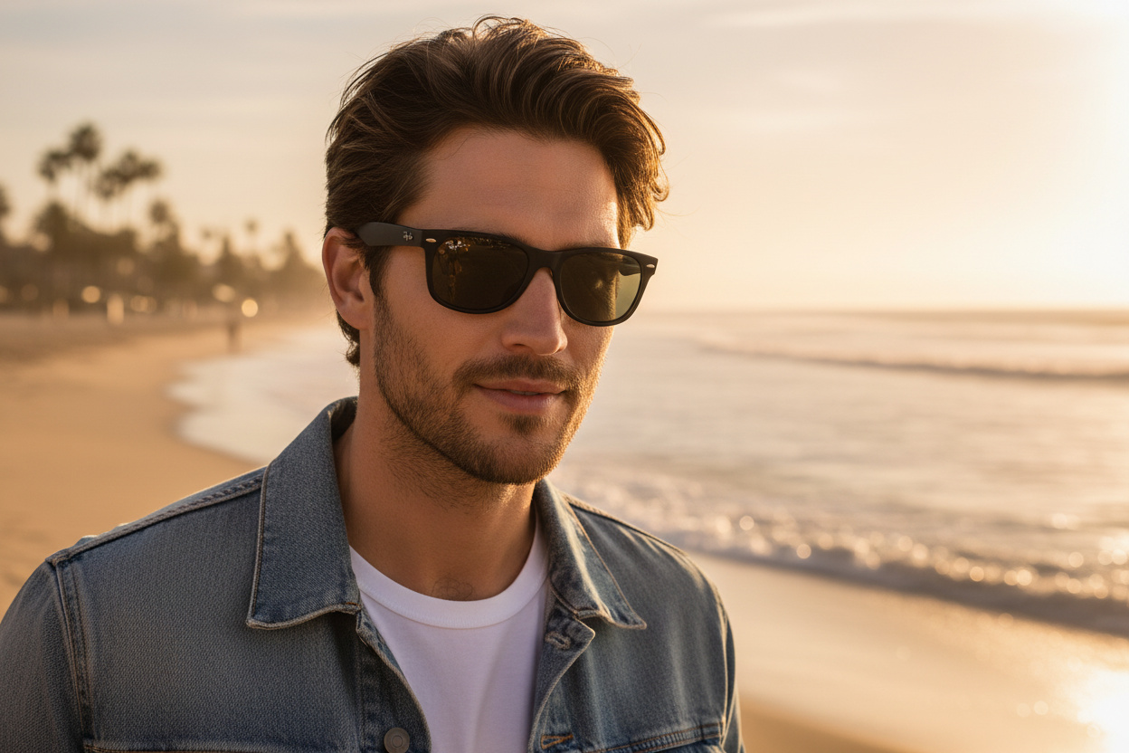 Vorderansicht Ray-Ban NEW WAYFARER (RB2132 - 622/R5)