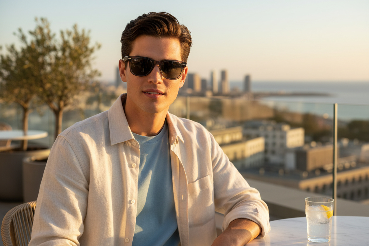 Vorderansicht Ray-Ban WAYFARER (RB2140 - 1355R5)