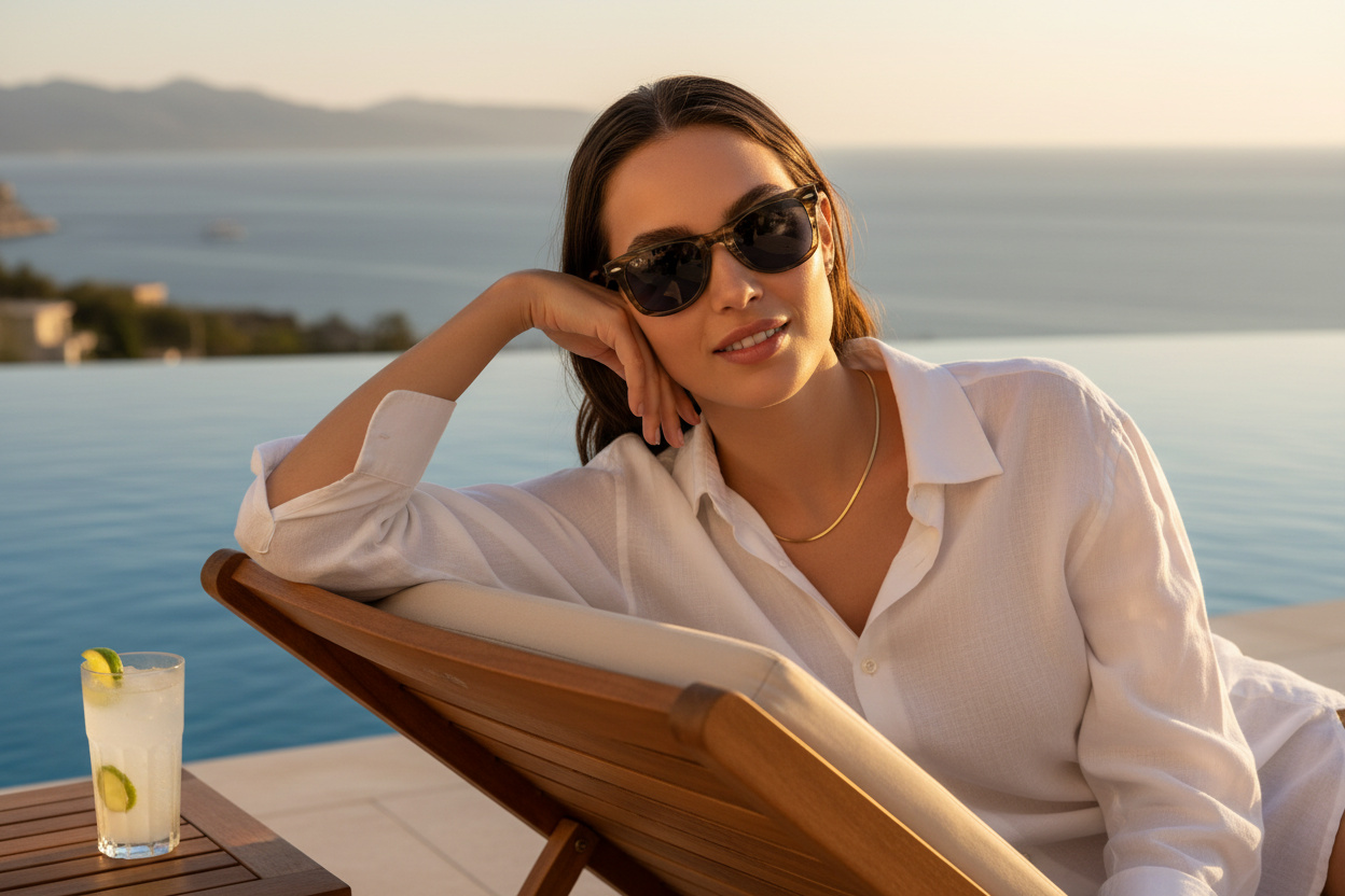 Vorderansicht Ray-Ban WAYFARER (RB2140 - 1387GG)