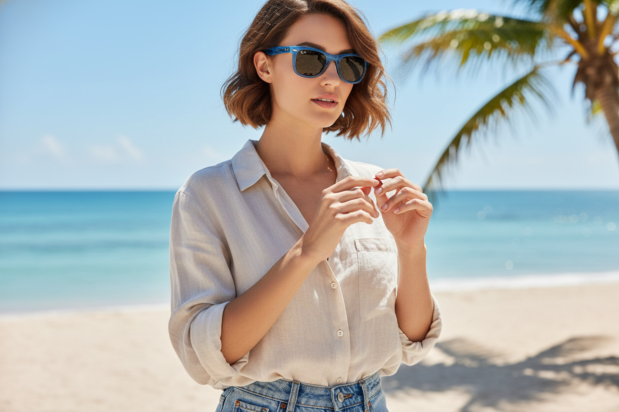 Vorderansicht Ray-Ban WAYFARER (RB2140 - 1409B1)