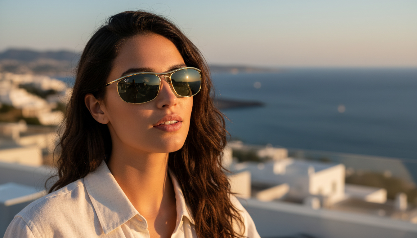 Vorderansicht Ray-Ban OLYMPIAN I DELUXE (RB3119M - 001/56)