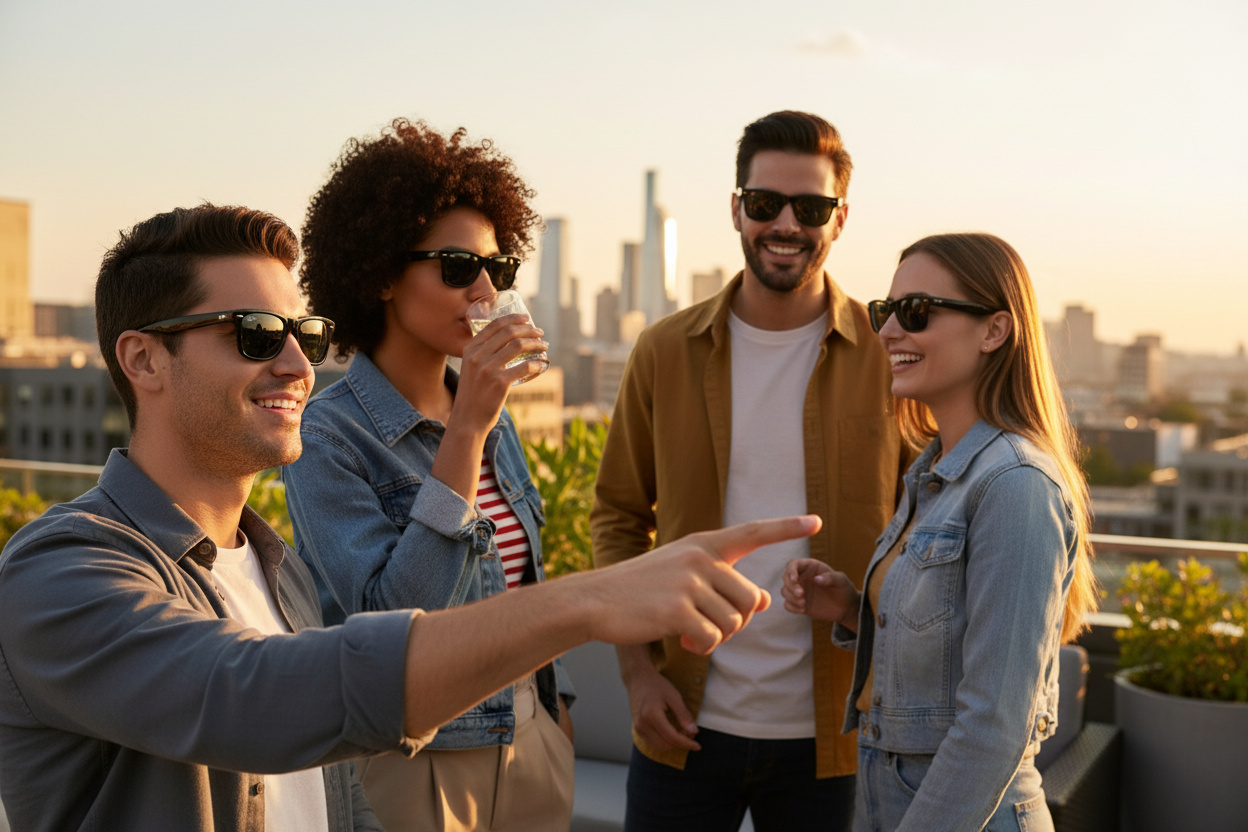 Vorderansicht Ray-Ban WARREN (RB4396 - 667787)