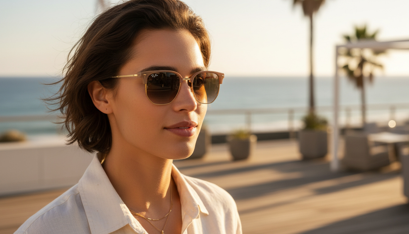 Vorderansicht Ray-Ban NEW CLUBMASTER (RB4416 - 672151)