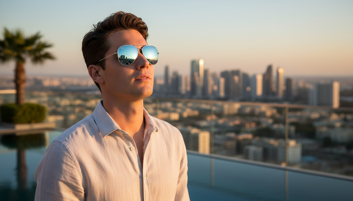 Vorderansicht Ray-Ban AVIATOR REVERSE (RBR0101S - 003/30)