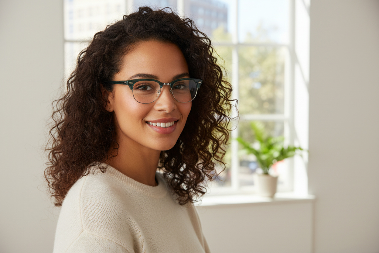 Vorderansicht Ray-Ban CLUBMASTER (RX5154 - 8377)