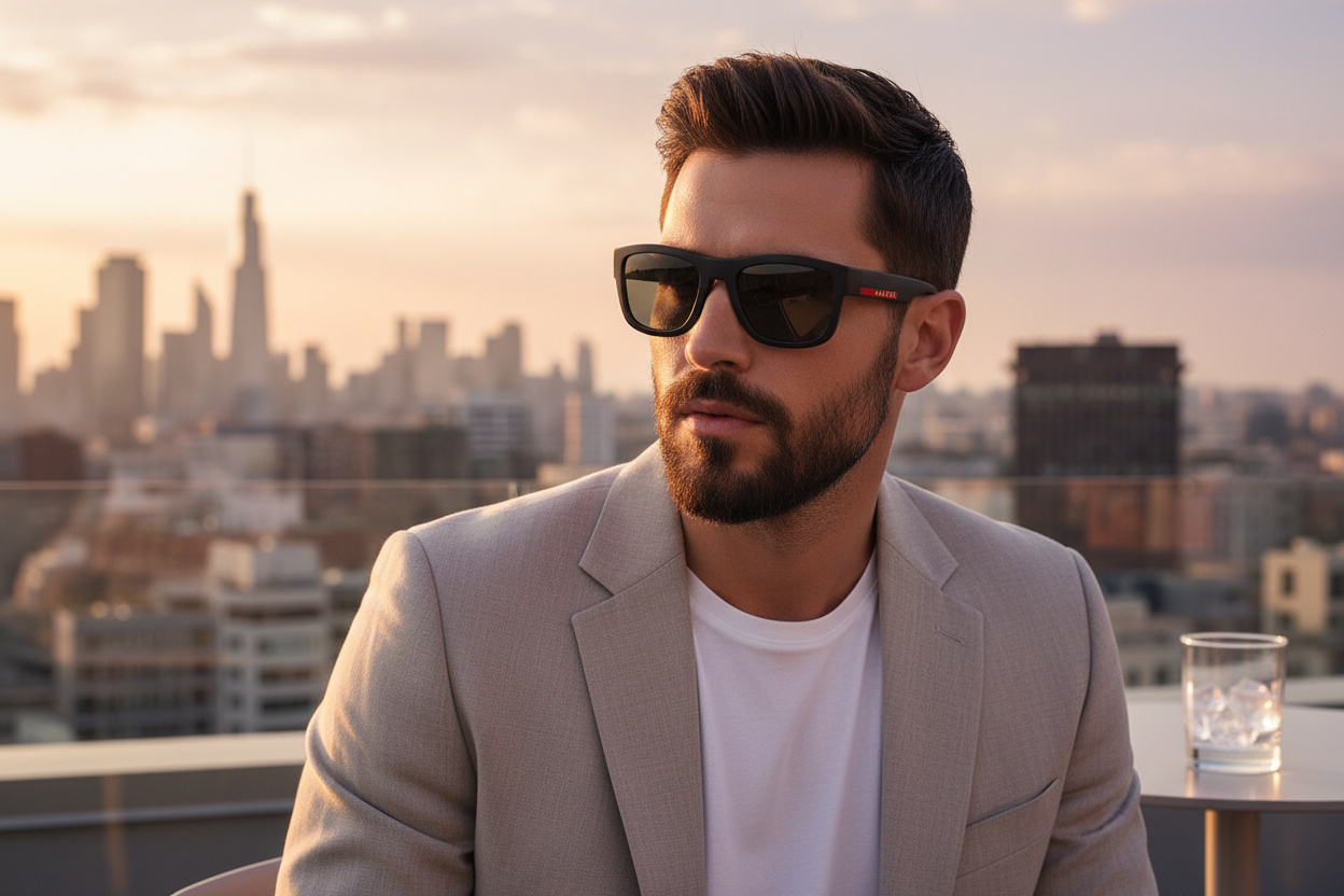 Vorderansicht Prada Linea Rossa PS 01ZS (DG002G)