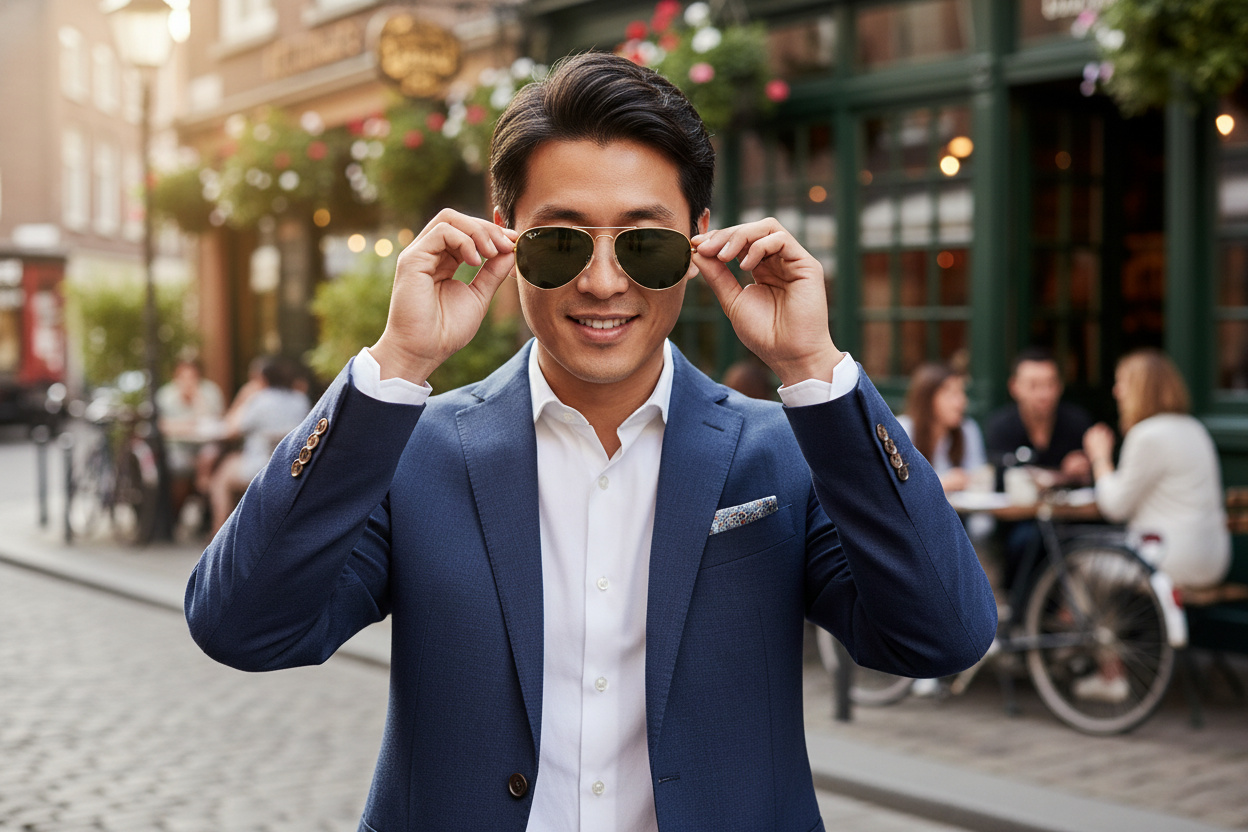 Vorderansicht Ray-Ban OLD AVIATOR (RB3825 - 001/31)