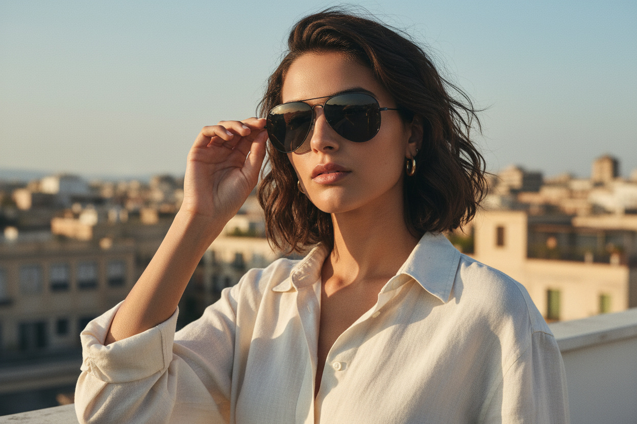 Vorderansicht Ray-Ban OLD AVIATOR (RB3825 - 002/B1)