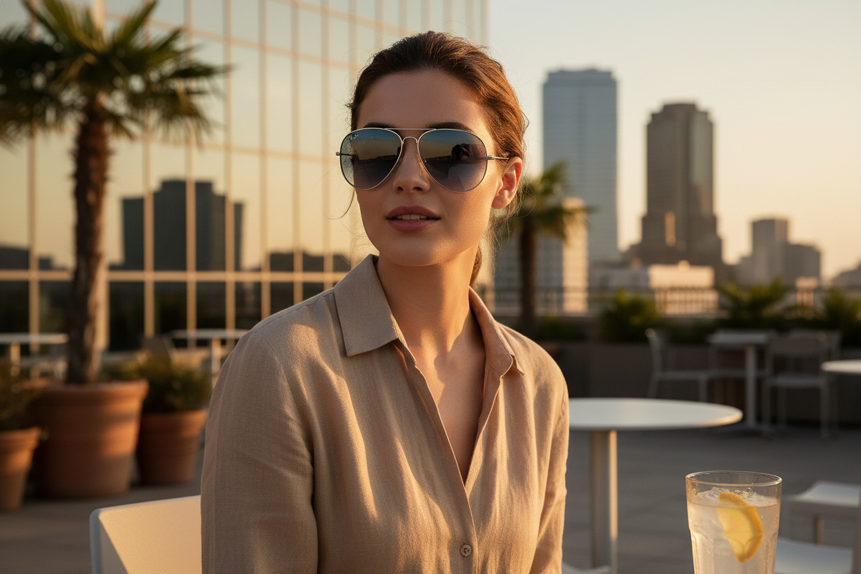 Vorderansicht Ray-Ban OLD AVIATOR (RB3825 - 003/3F)