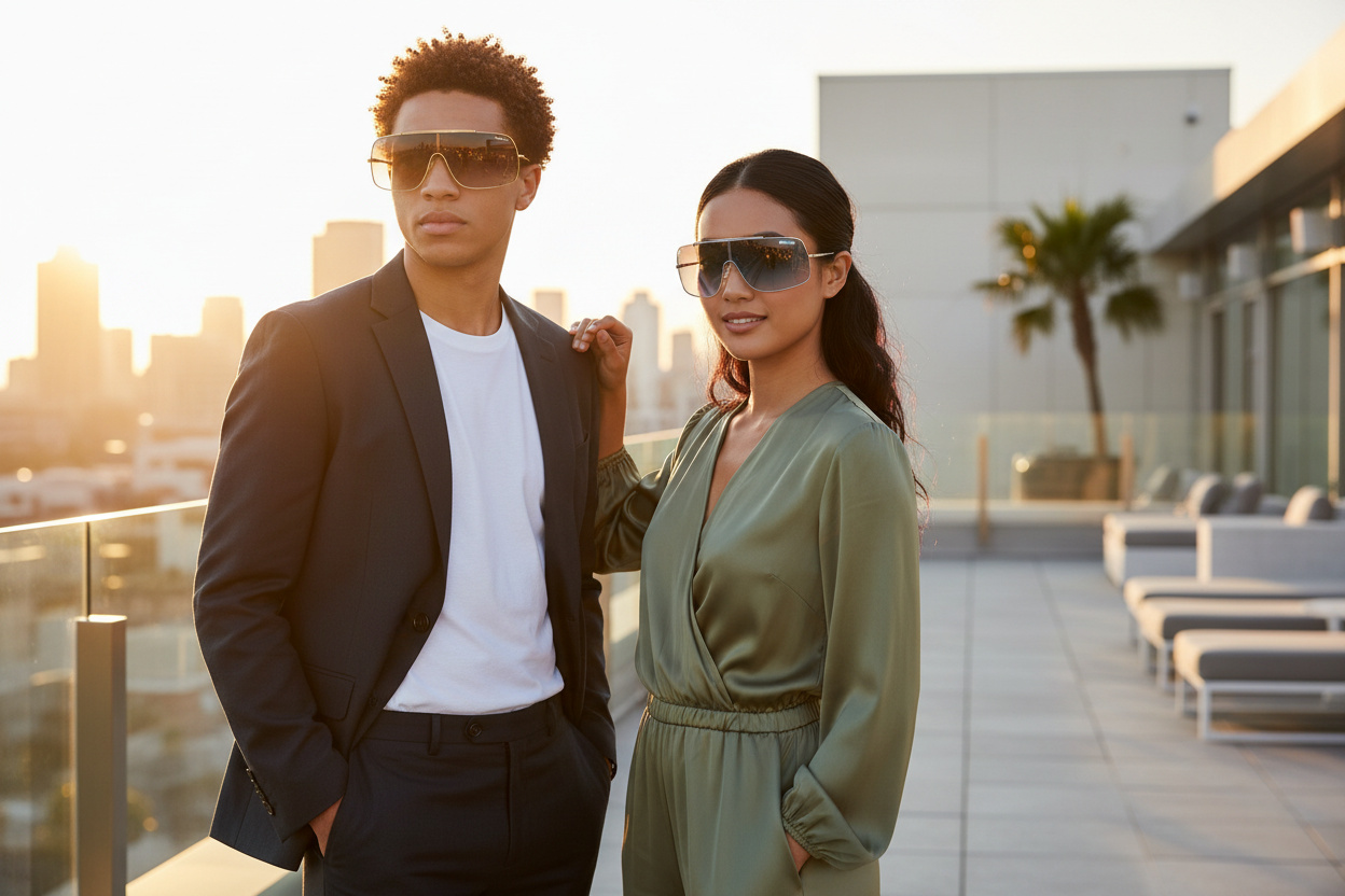 Vorderansicht Ray-Ban WINGS III (RB3897 - 001/13)