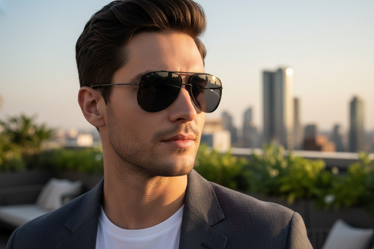 Vorderansicht Tom Ford LEON (FT1071 - 01A)