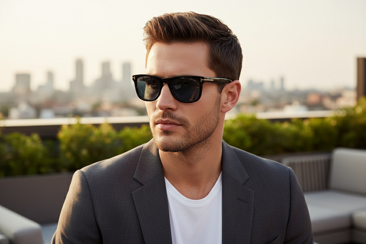 Vorderansicht Tom Ford KEVYN (FT1099 - 01N)