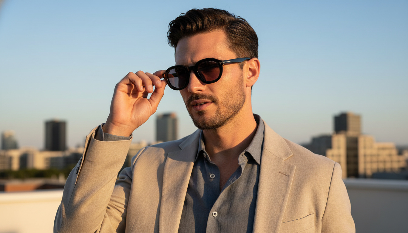 Vorderansicht Tom Ford RAFFA (FT1100 - 01A)