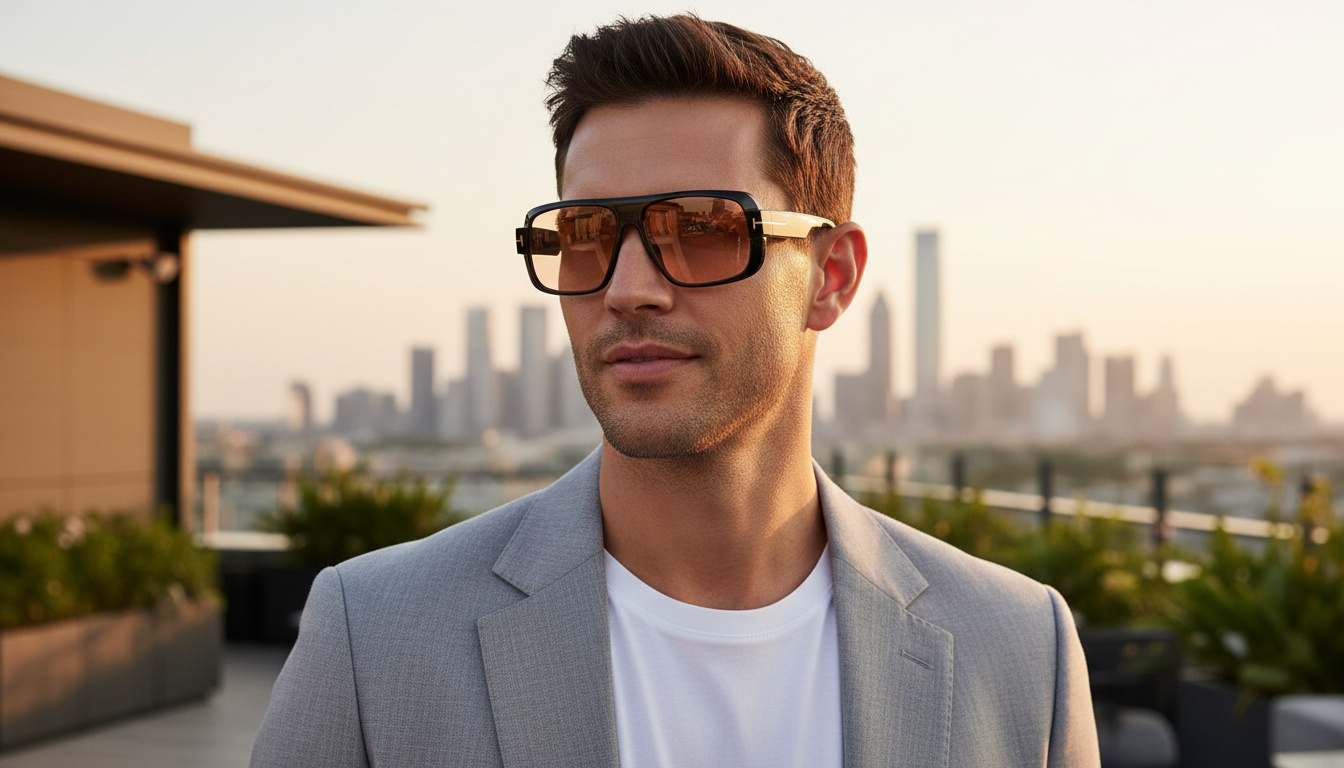 Vorderansicht Tom Ford TURNER (FT1101 - 01E)