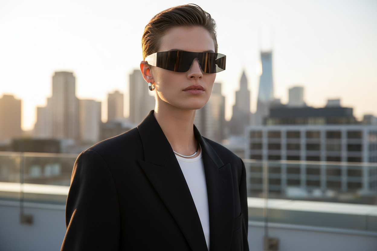 Vorderansicht Balenciaga BB0041S (001)