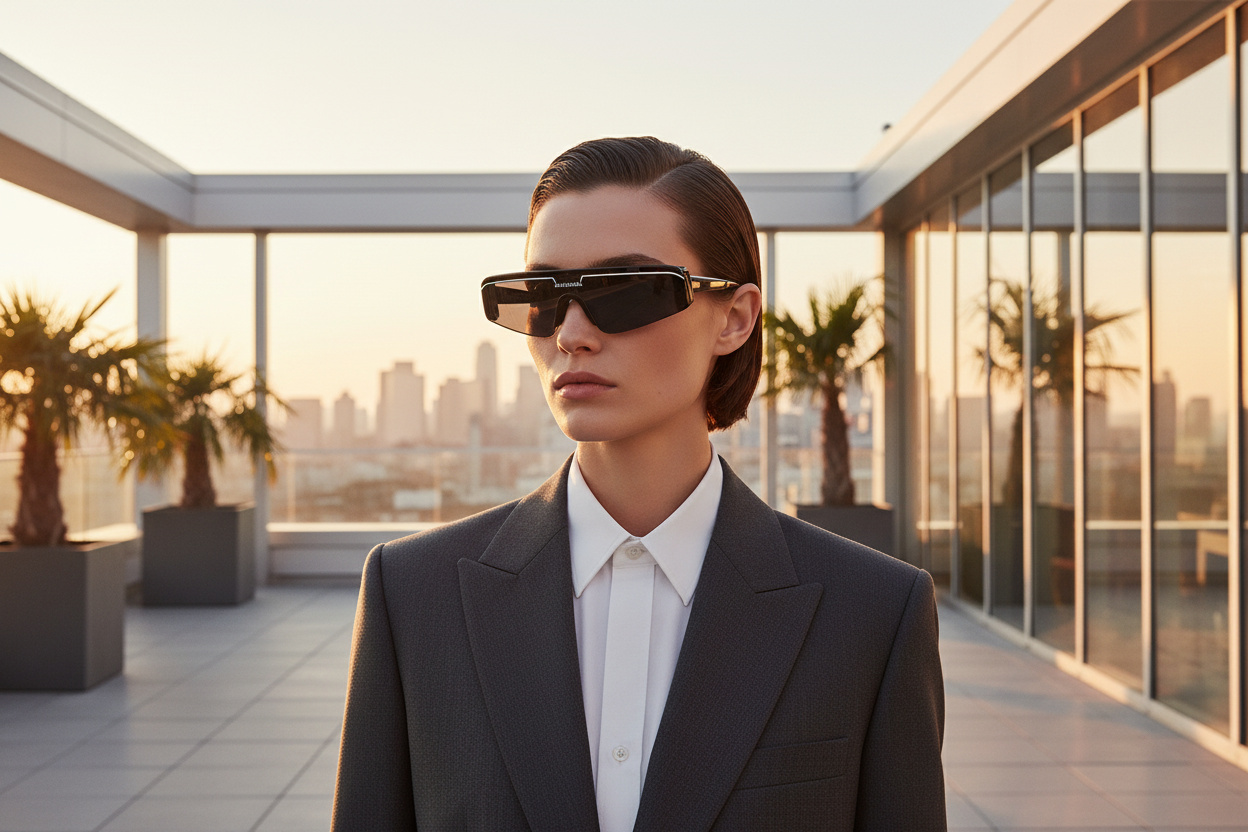 Vorderansicht Balenciaga BB0003S (001)