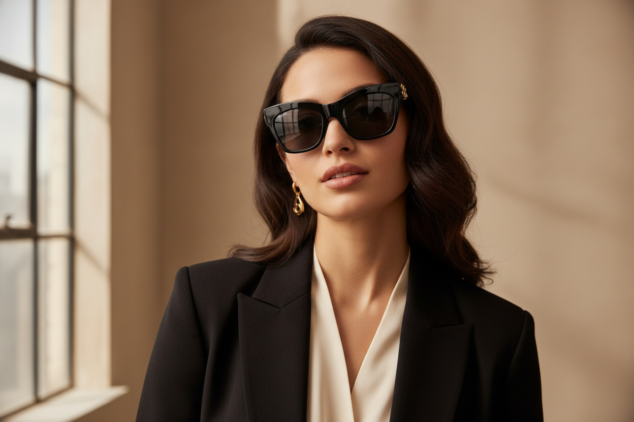 Vorderansicht Balenciaga BB0132S (001)