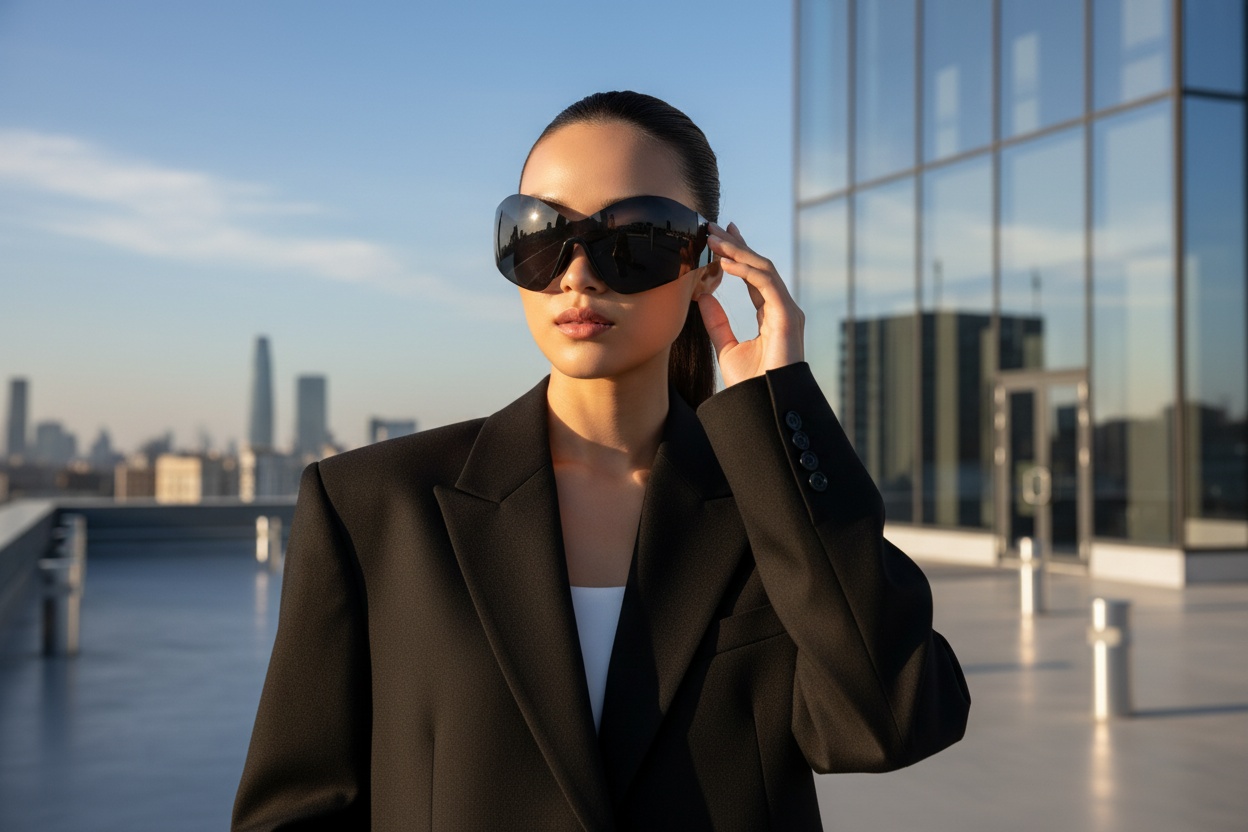 Vorderansicht Balenciaga BB0180S (001)