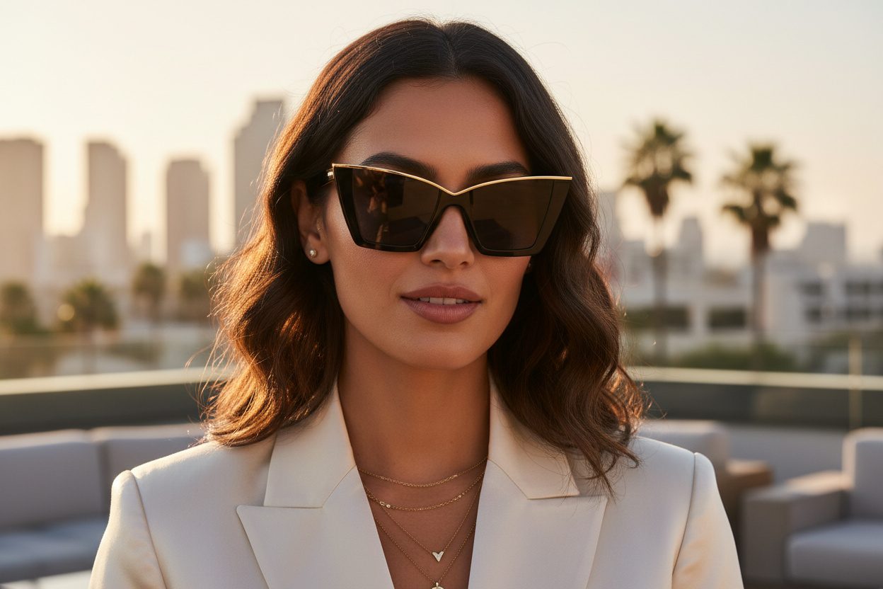 Vorderansicht Saint Laurent SL 570 (001)