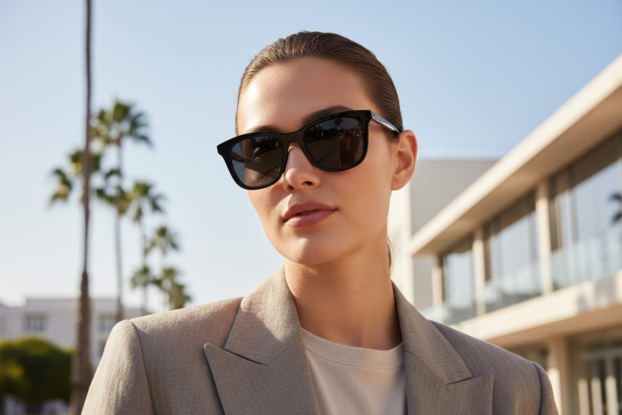 Vorderansicht Saint Laurent SL 587/K (001)