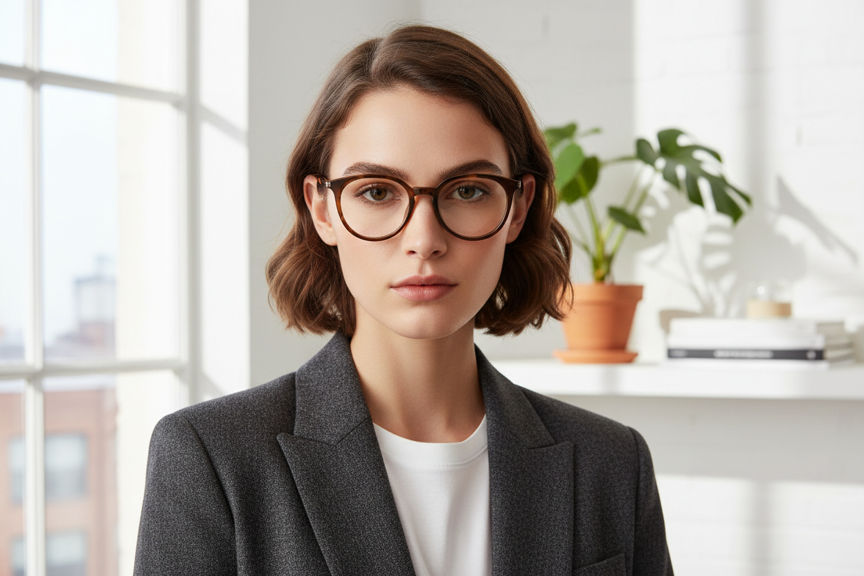 Vorderansicht Saint Laurent SL 681/F (002)