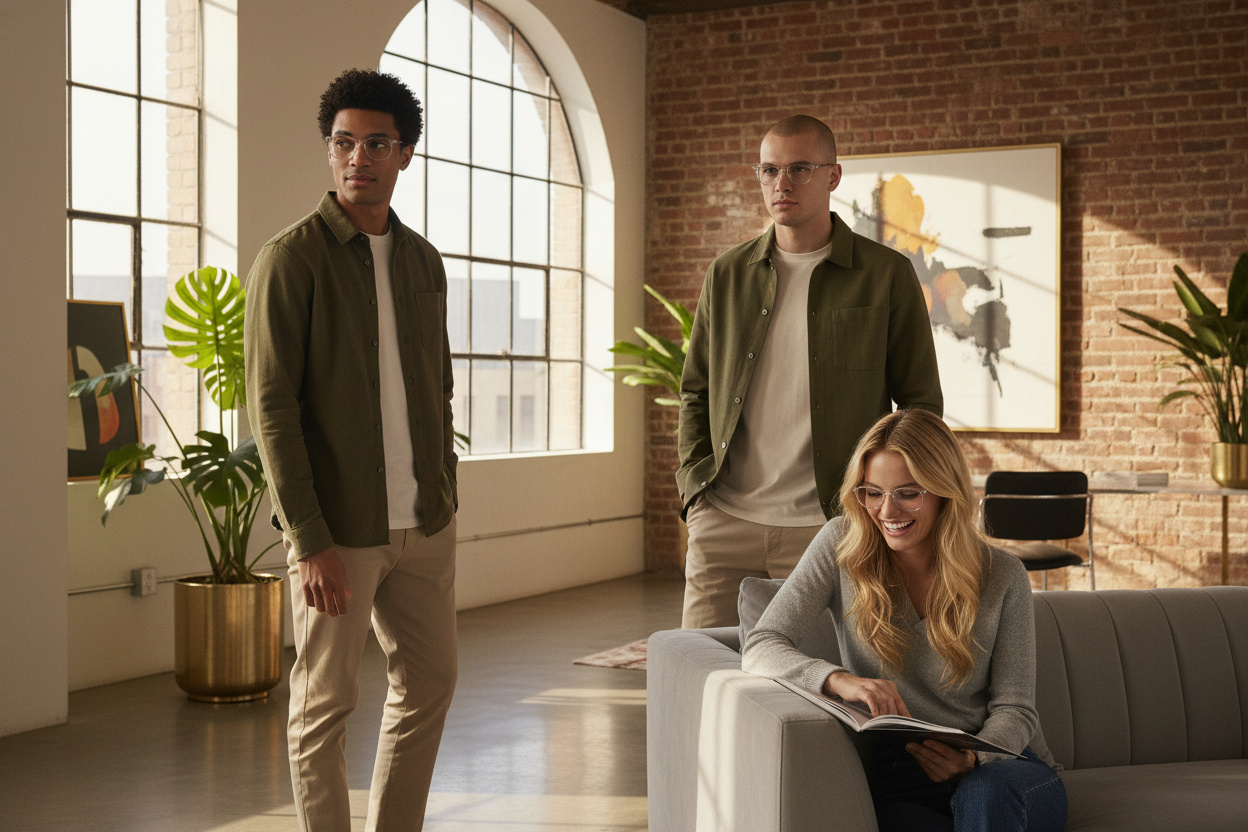 Vorderansicht Saint Laurent SL 681/F (003)