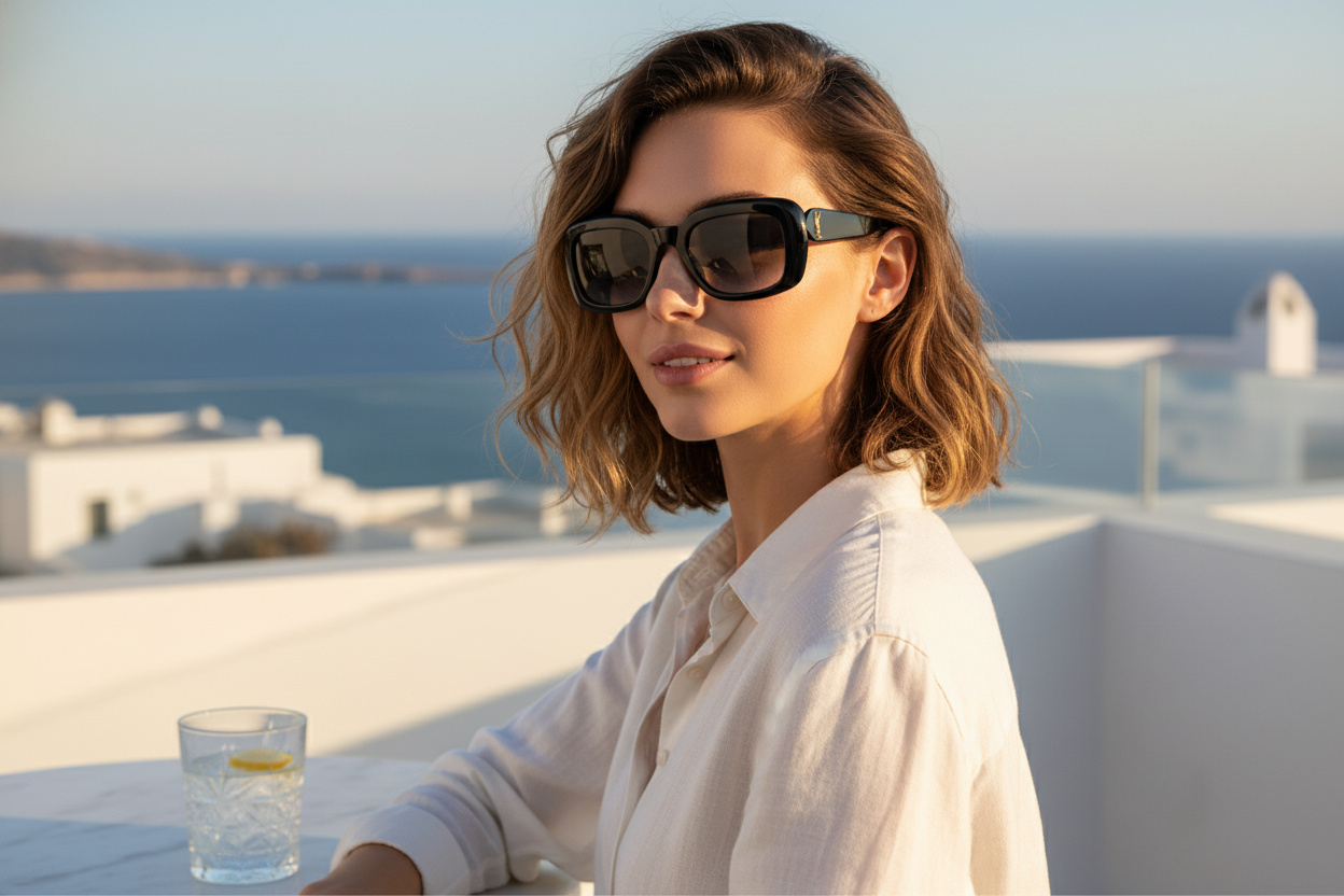 Vorderansicht Saint Laurent SL M130 (002)