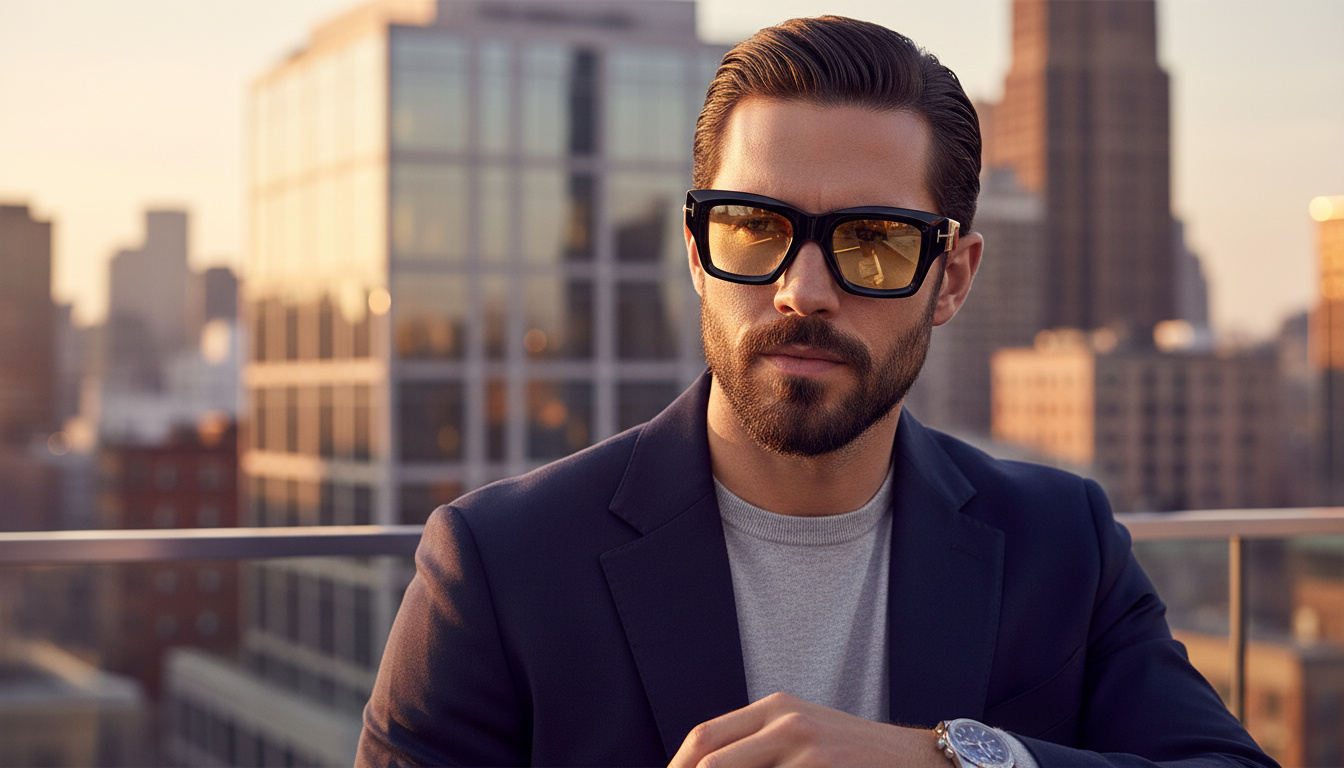 Vorderansicht Tom Ford ILIAS (FT1154 - 01E)