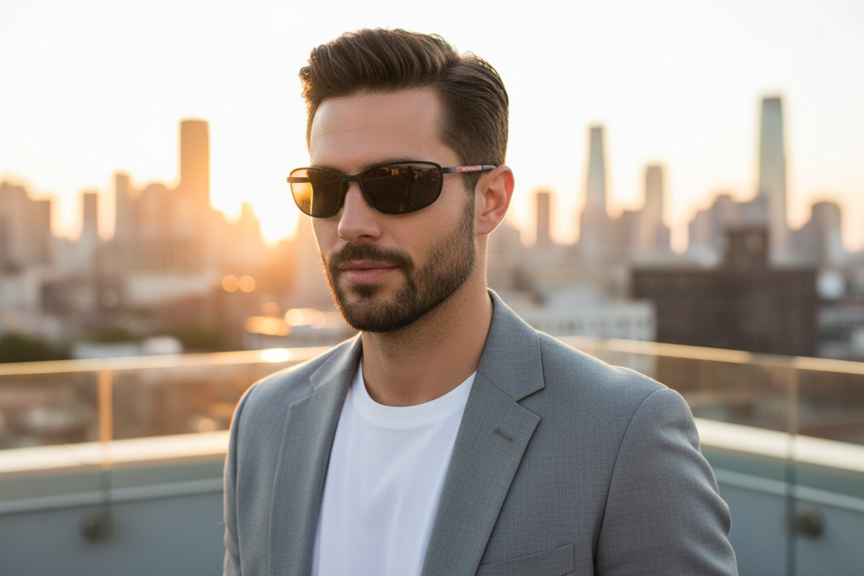 Vorderansicht Prada Linea Rossa PS 55ZS (1BO06F)