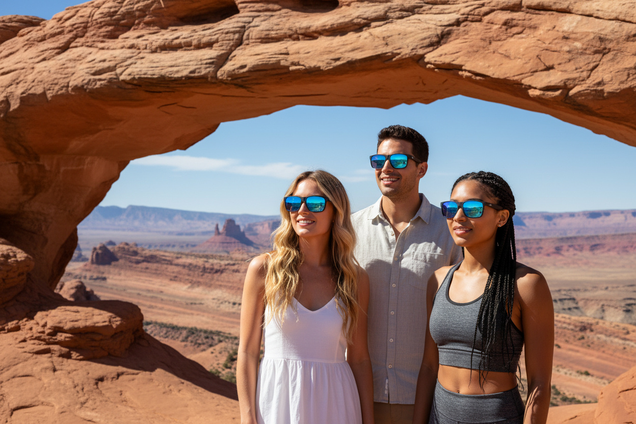 Vorderansicht Maui Jim Red Sands (B432N-2M)