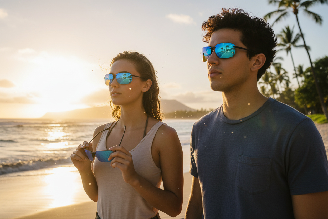 Vorderansicht Maui Jim Hookipa Xlarge (B456-14A)