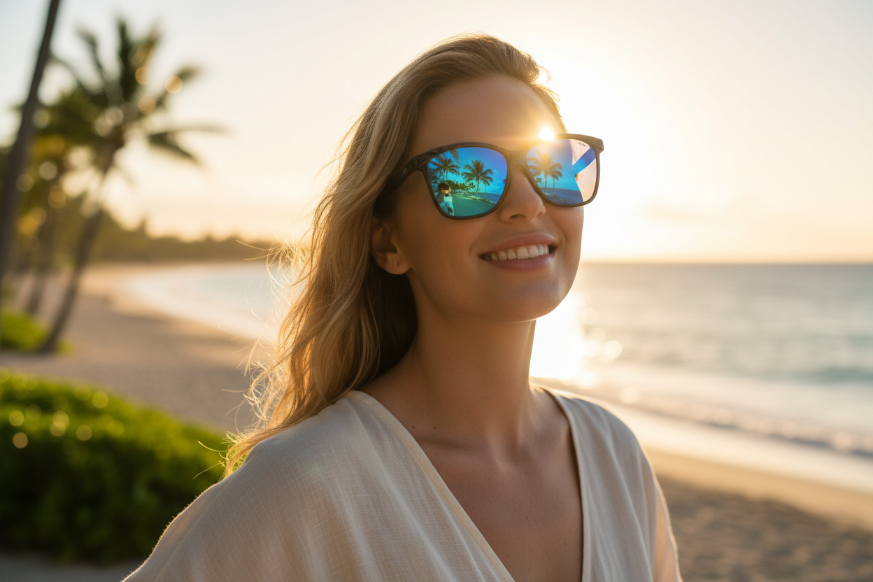 Vorderansicht Maui Jim Liquid Sunshine (B601-03)