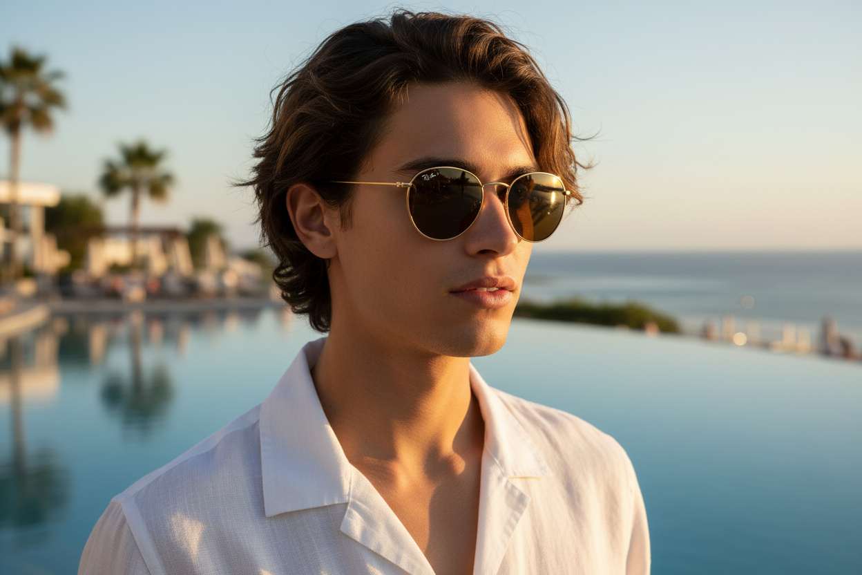 Vorderansicht Ray-Ban ROUND REVERSE (RBR0103S - 001/83)