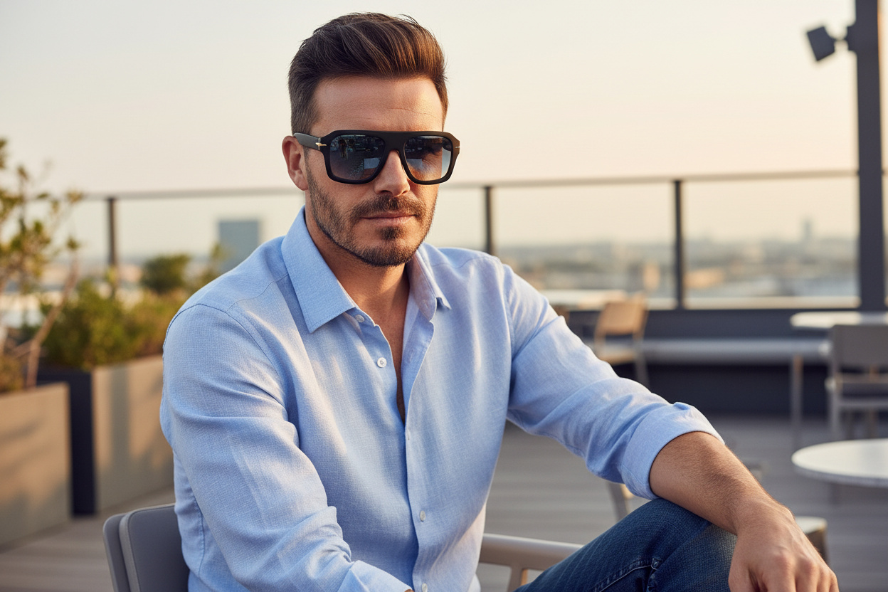 Vorderansicht David Beckham DB 7127/S (WR7/1V)