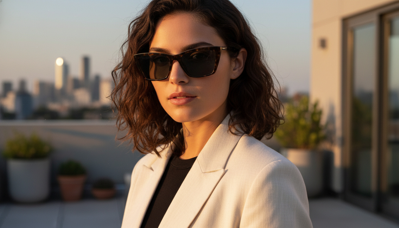 Vorderansicht Saint Laurent SL 737 MICA THIN (002)