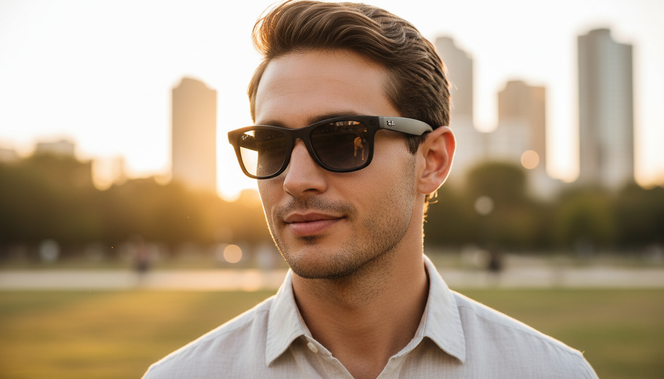 Vorderansicht Ray-Ban Meta WAYFARER (GEN 1) (RW4008 - 601ST3)