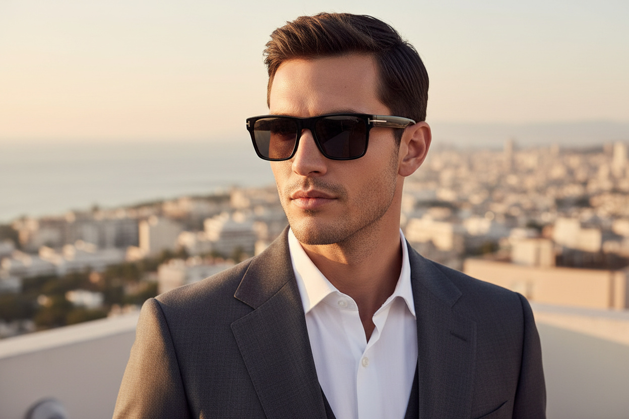 Vorderansicht Tom Ford CALDER (FT1205 - 01A)