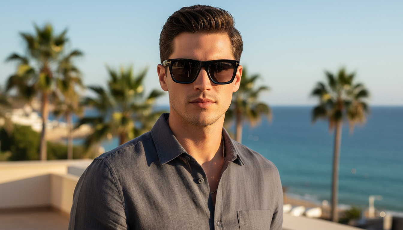 Vorderansicht Tom Ford LELIO (FT1207 - 01A)