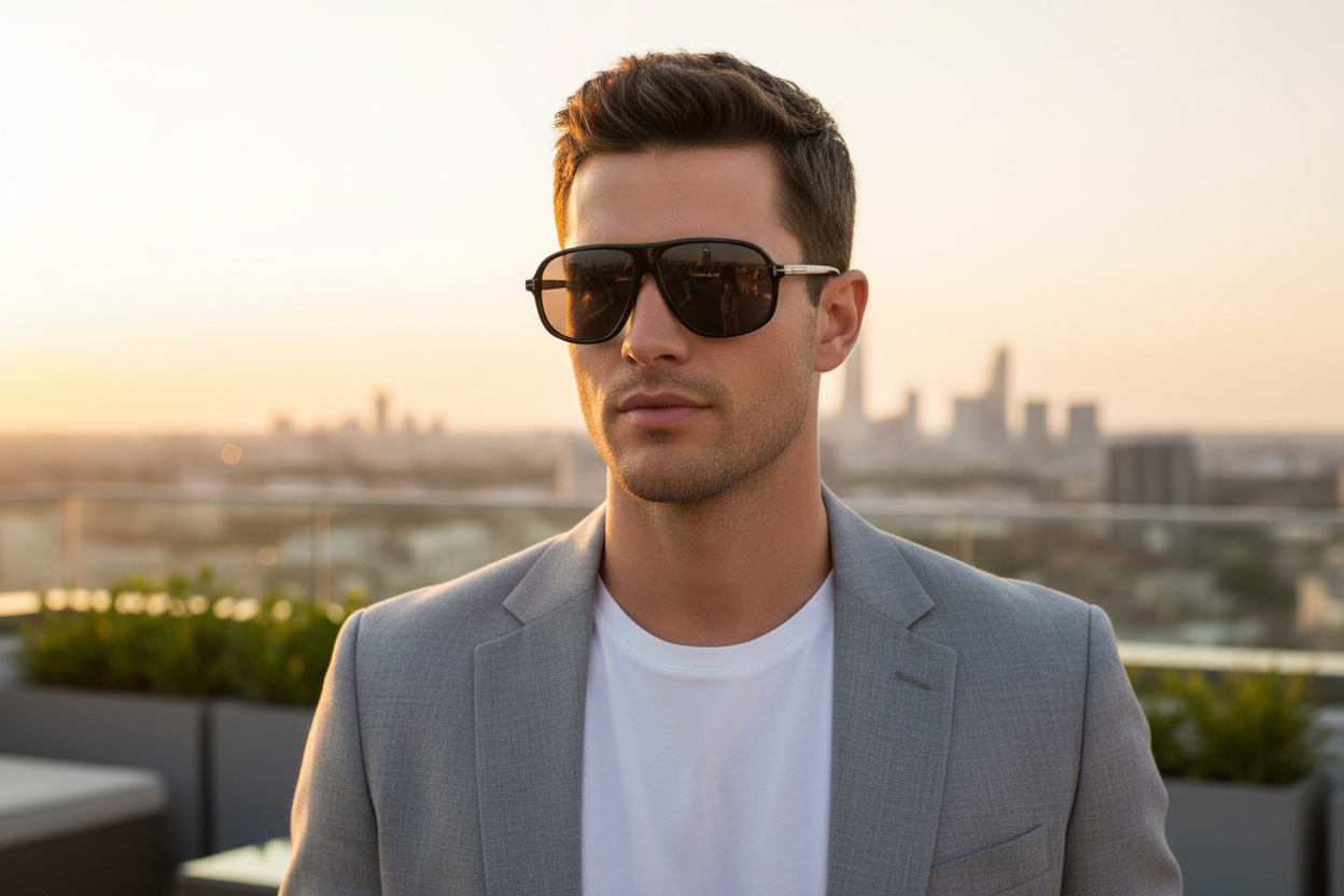 Vorderansicht Tom Ford GUILLAUME (FT1208-N - 01A)