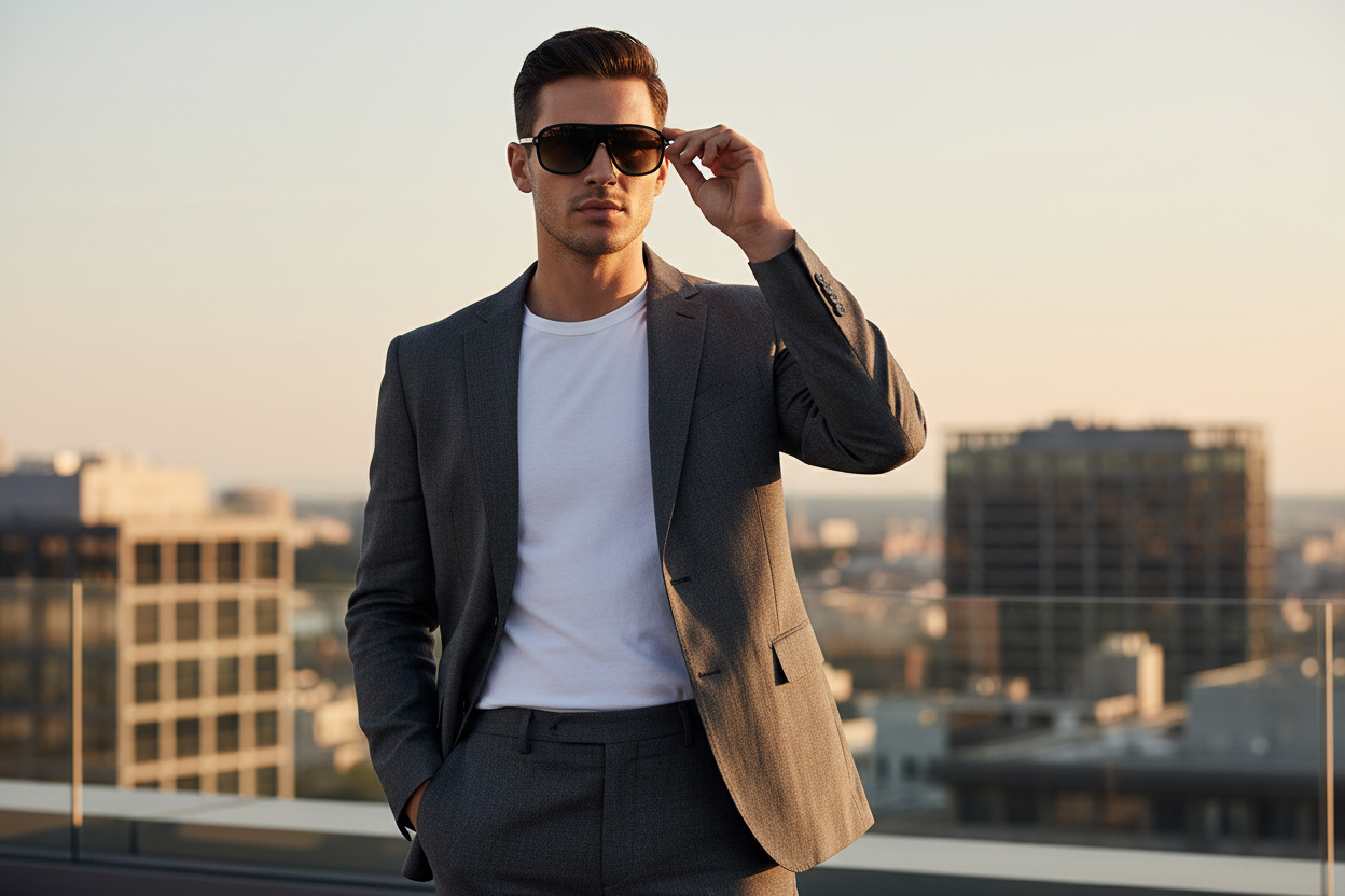 Vorderansicht Tom Ford GUILLAUME (FT1208 - 01B)