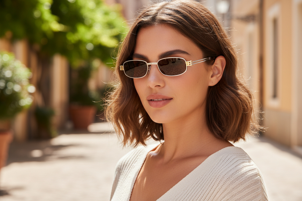 Vorderansicht Bottega Veneta BV1381S (001)