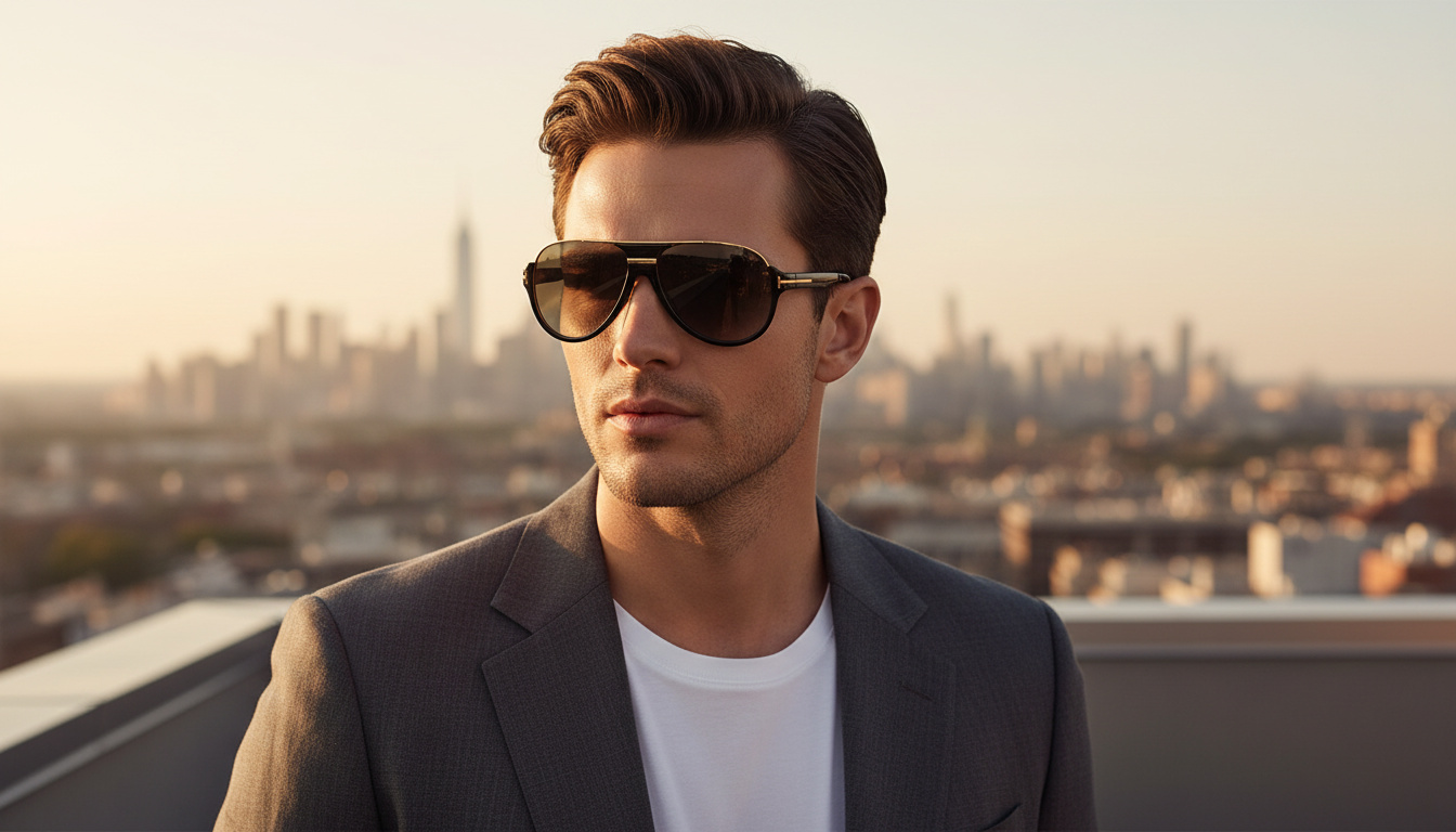 Vorderansicht Tom Ford DIMITRY (FT0334 - 01P)