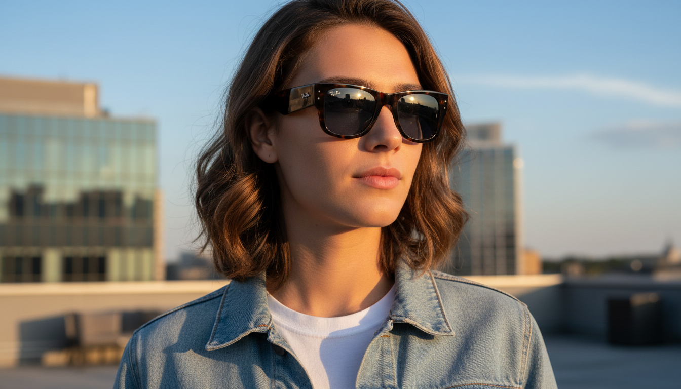 Vorderansicht Ray-Ban MEGA WAYFARER (RB0840S - 902/56)