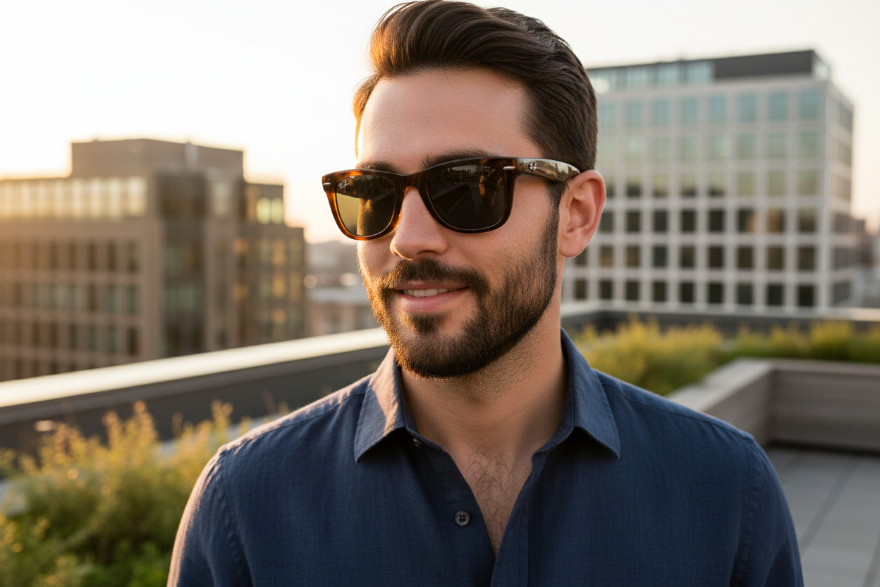 Vorderansicht Ray-Ban FOLDING WAYFARER (RB4105 - 710/R5)