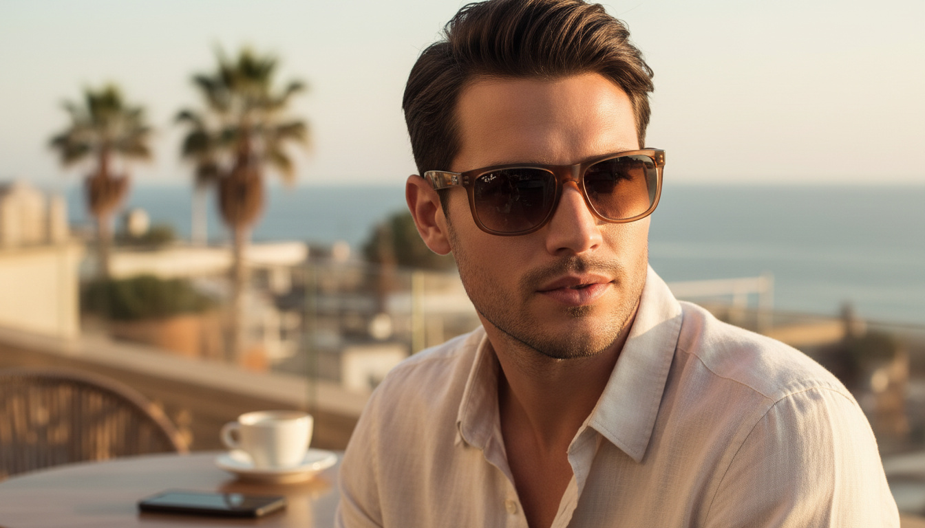 Vorderansicht Ray-Ban JUSTIN (RB4165 - 681413)