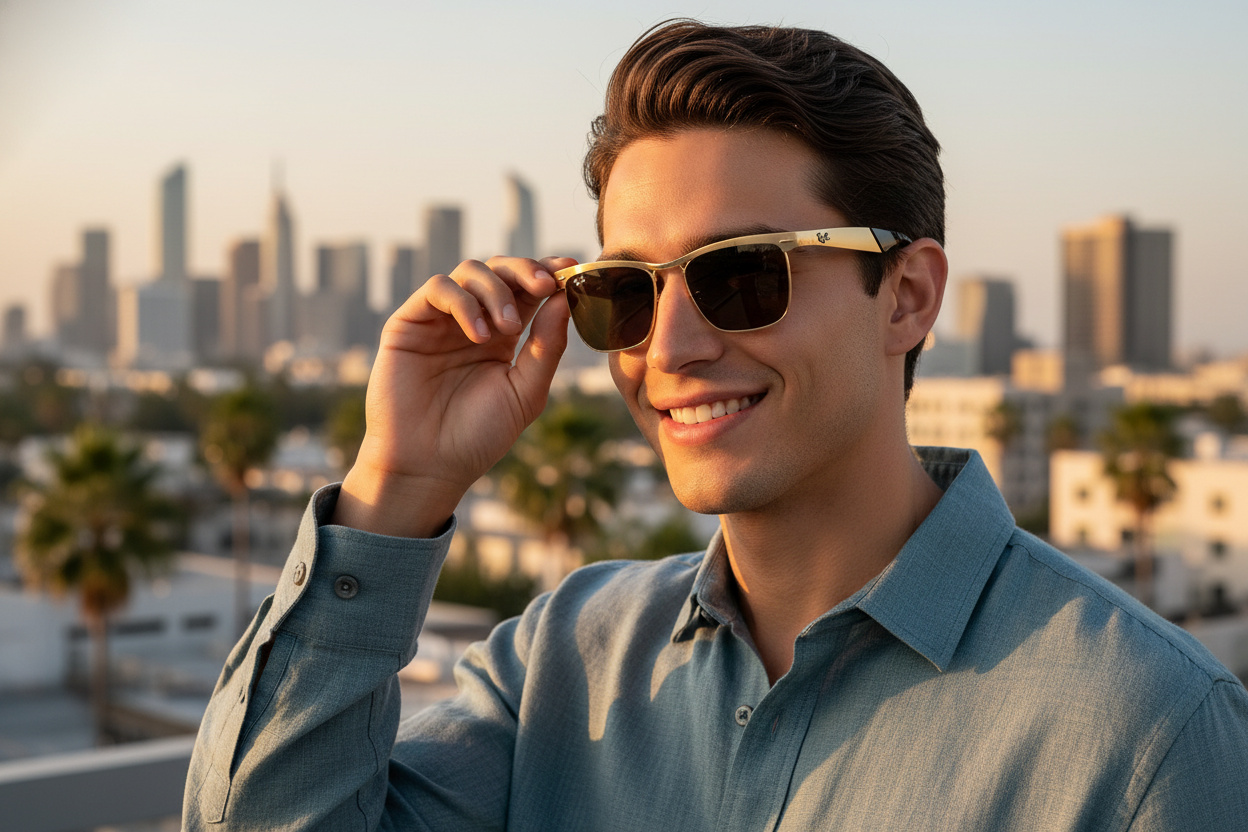 Vorderansicht Ray-Ban WAYFARER DELUXE (RB3875 - 927631)