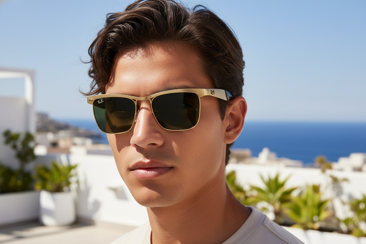 Vorderansicht Ray-Ban WAYFARER DELUXE (RB3875 - 927633)