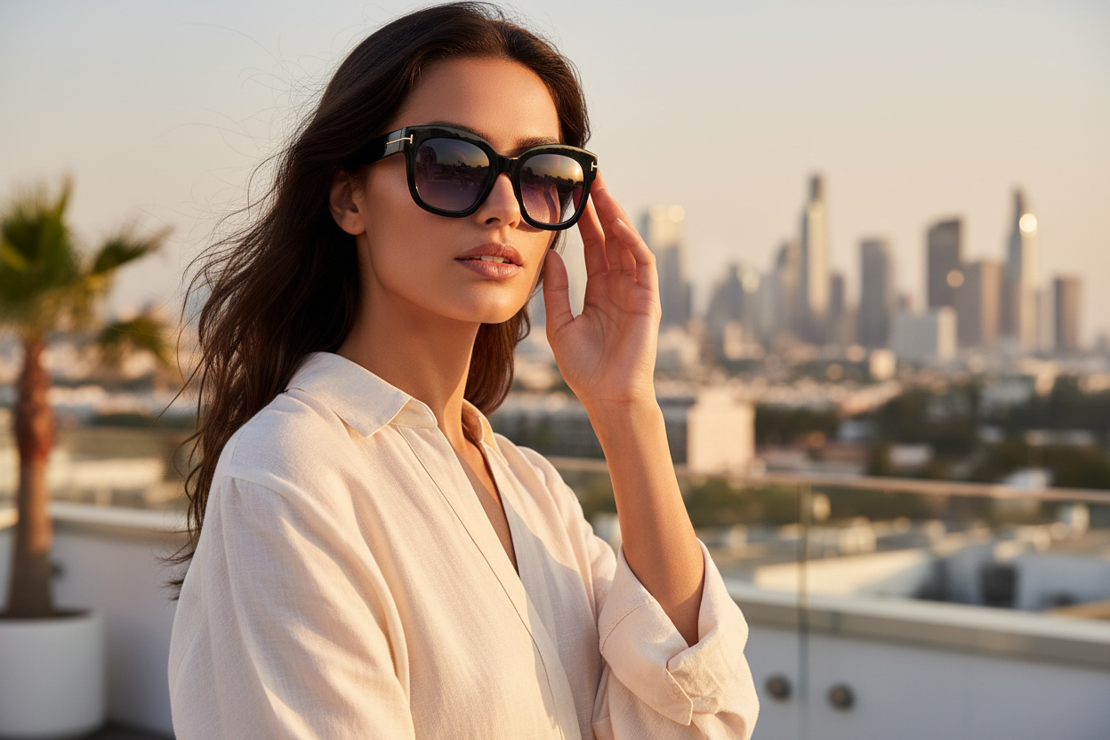 Vorderansicht Tom Ford BEATRIX-02 (FT0613 - 01W)